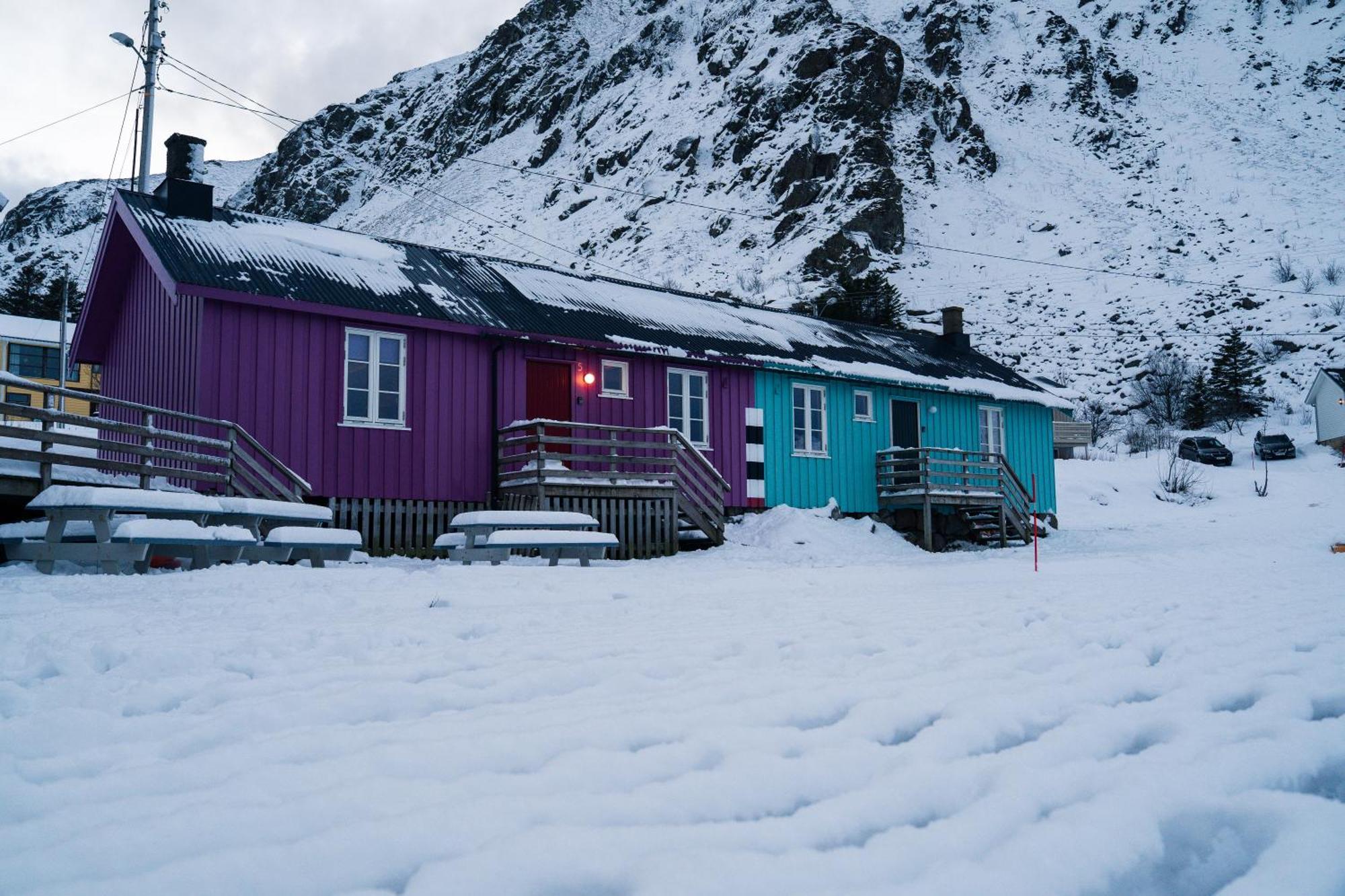 Kraemmervika Rorbuer - Rustic Cabins In Lofoten 발스타드 외부 사진