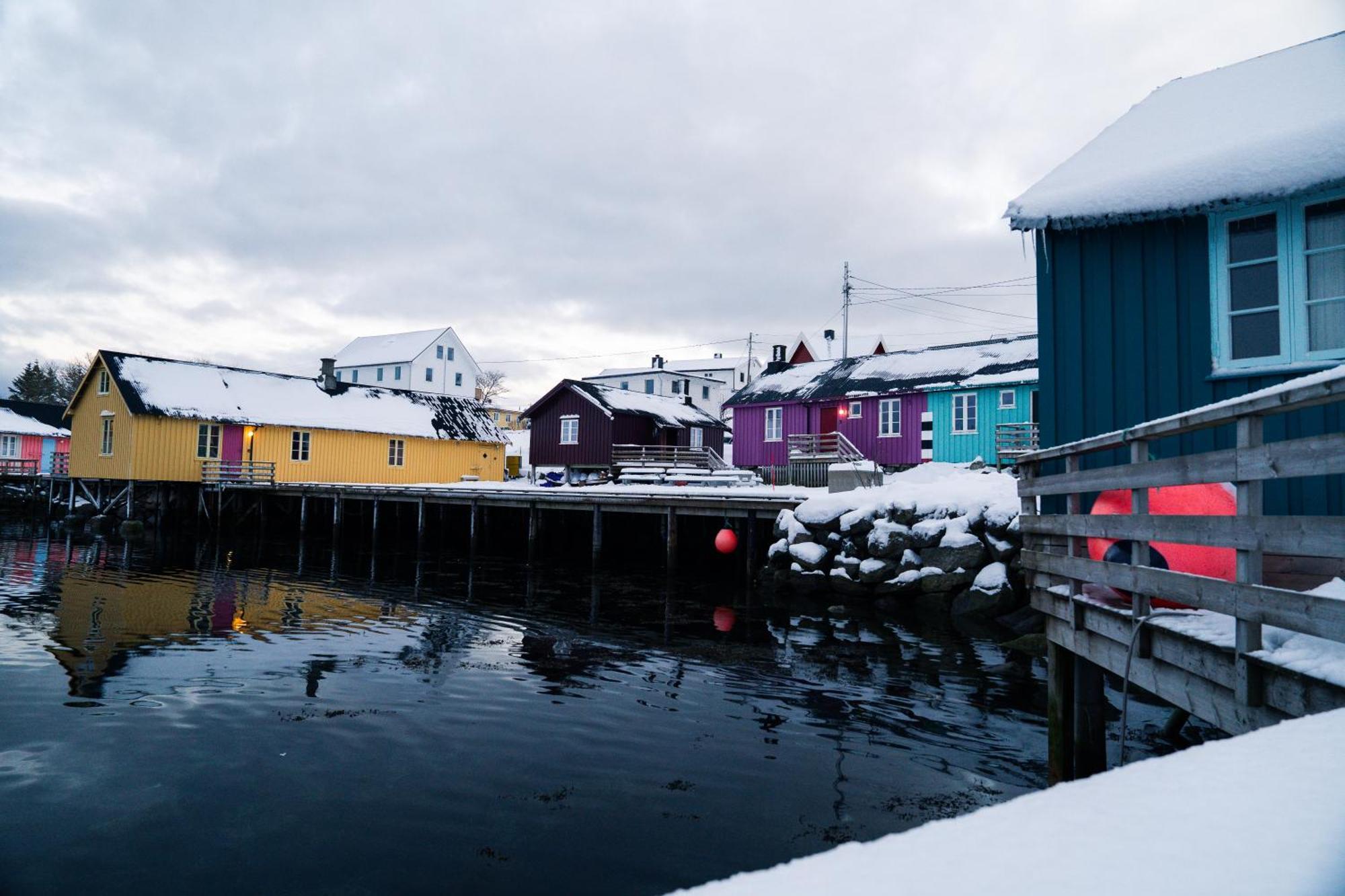 Kraemmervika Rorbuer - Rustic Cabins In Lofoten 발스타드 외부 사진