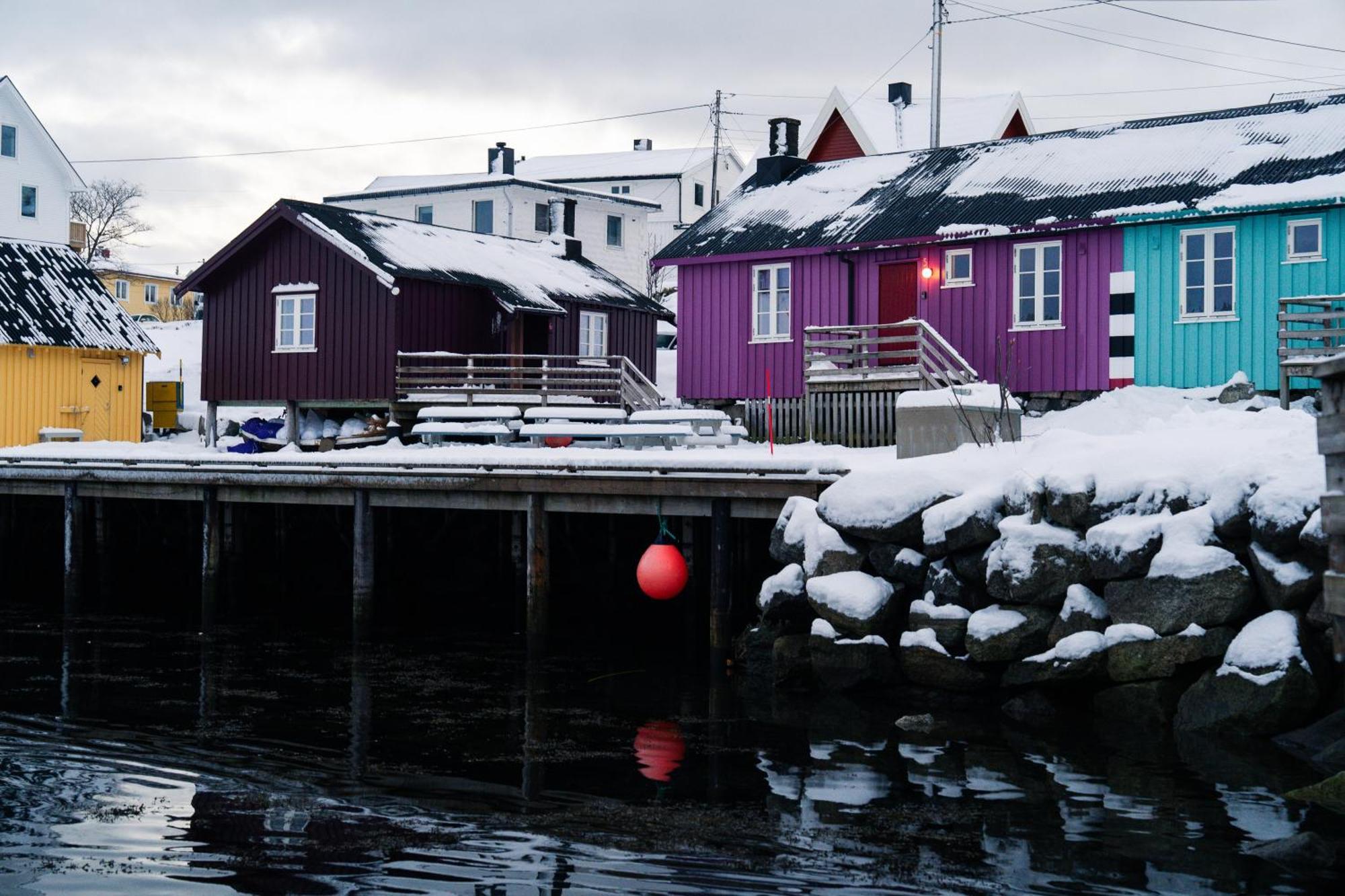 Kraemmervika Rorbuer - Rustic Cabins In Lofoten 발스타드 외부 사진