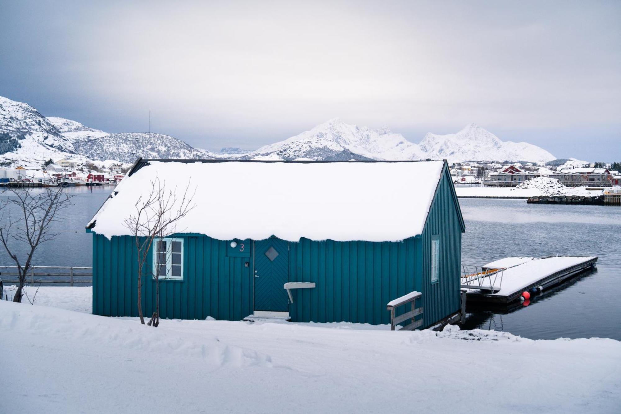 Kraemmervika Rorbuer - Rustic Cabins In Lofoten 발스타드 외부 사진
